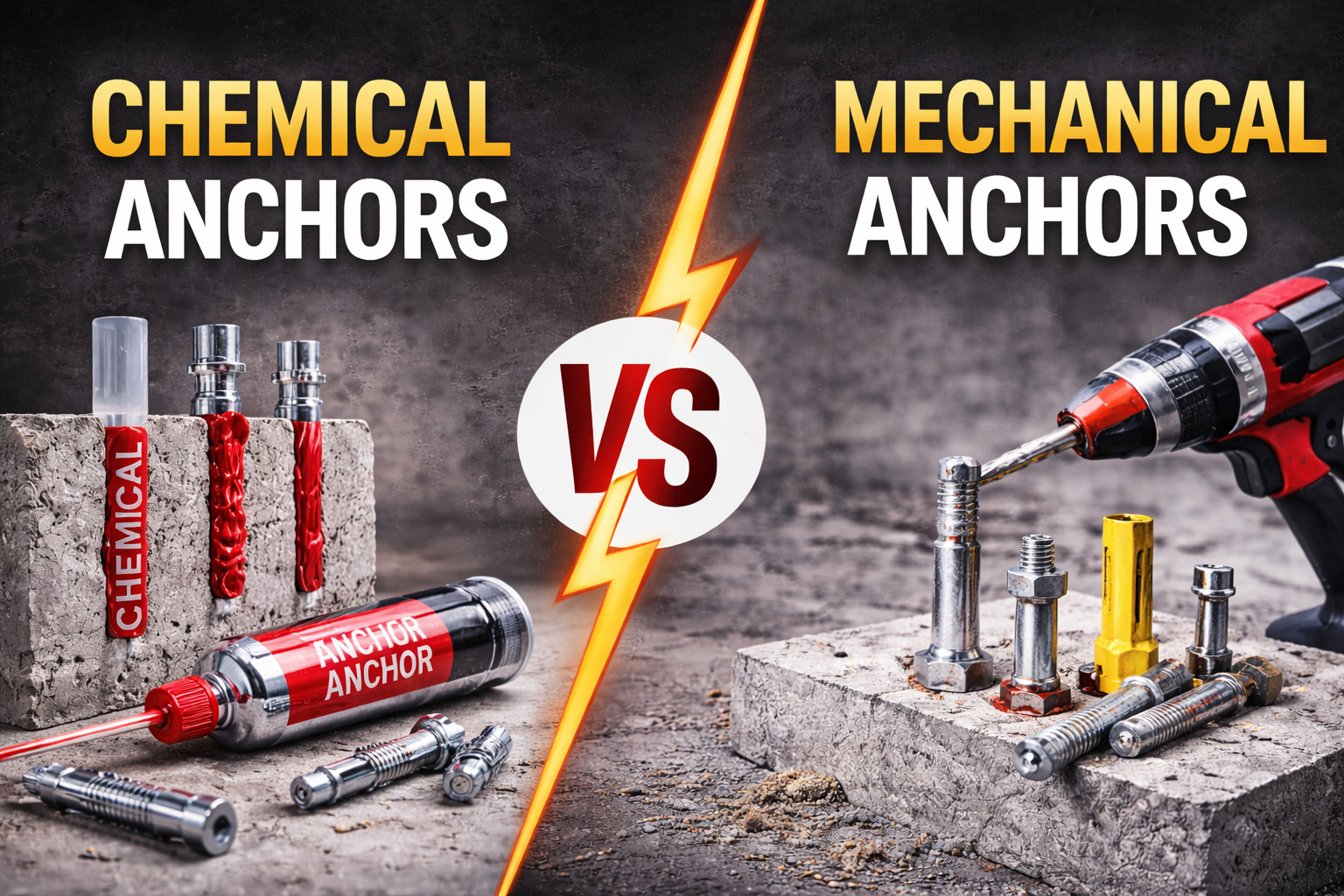 Chemical Anchors vs Mechanical Anchors: Which One Should You Choose?